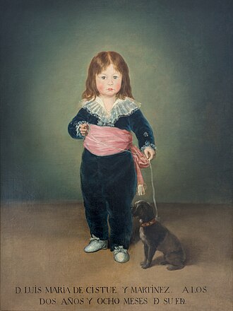 Portrait of Luis María de Cistué y Martínez by Francisco de Goya (1791), Louvre Museum